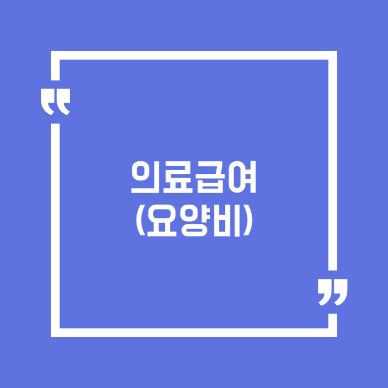 의료급여 (요양비)