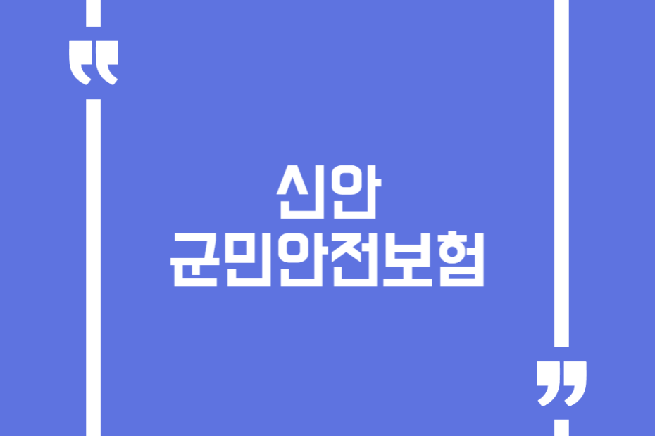 신안군민안전보험