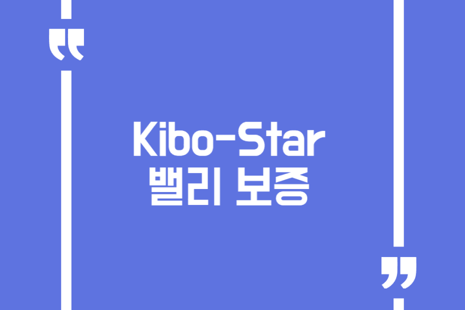 Kibo-Star 밸리 보증