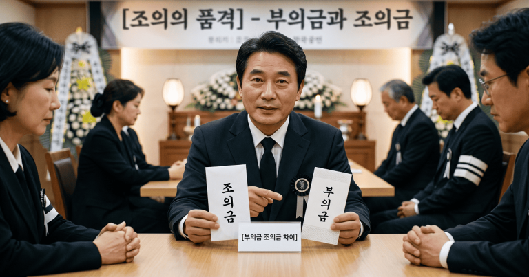부의금 조의금 차이