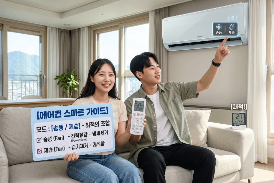 에어컨 송풍 제습