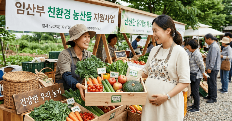 임산부 친환경 농산물