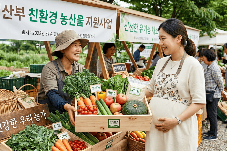 임산부 친환경 농산물