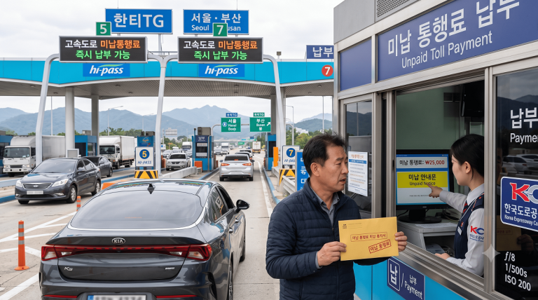 고속도로 미납 통행료