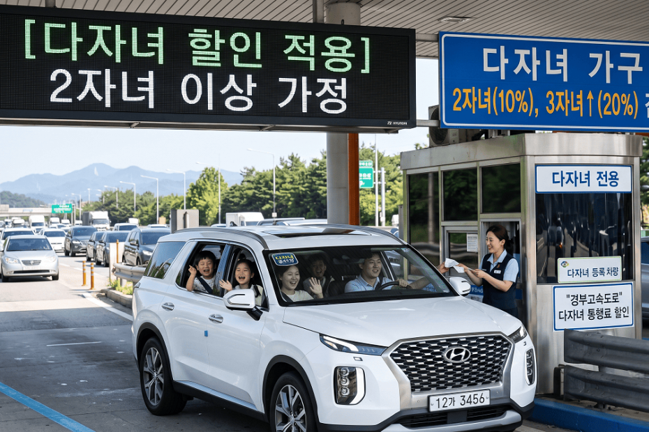다자녀 고속도로 통행료 할인