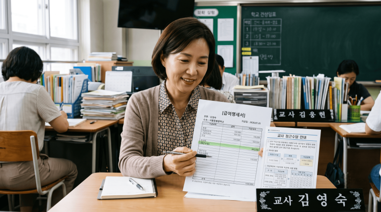 교사 정근수당
