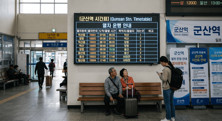 군산역 시간표