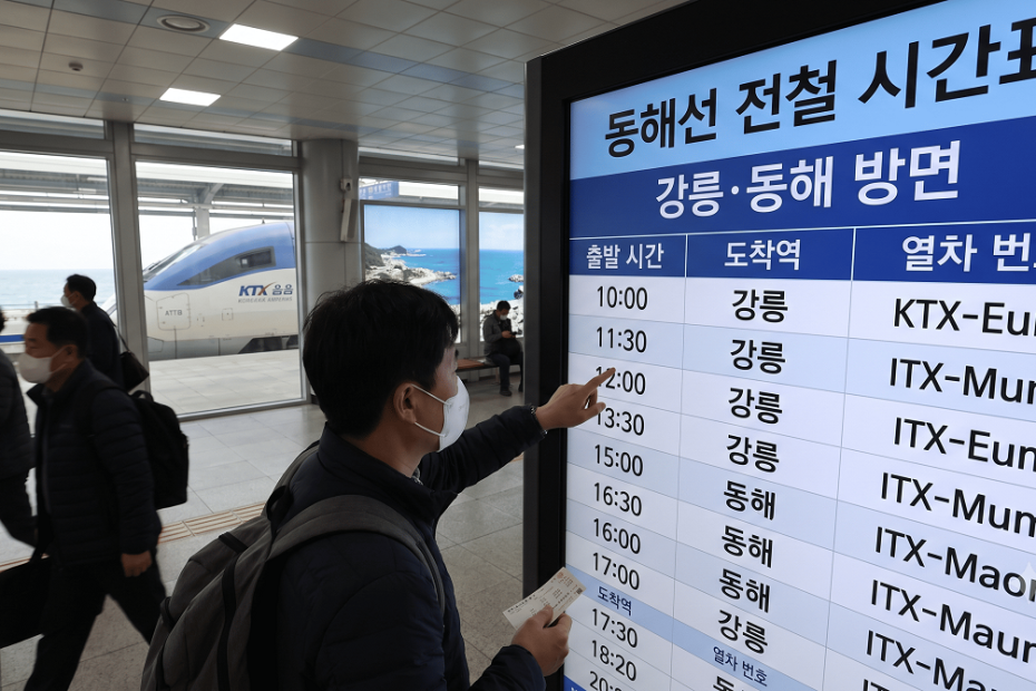 동해선 시간표