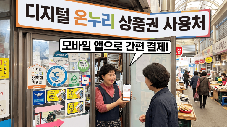 디지털 온누리 상품권 사용처