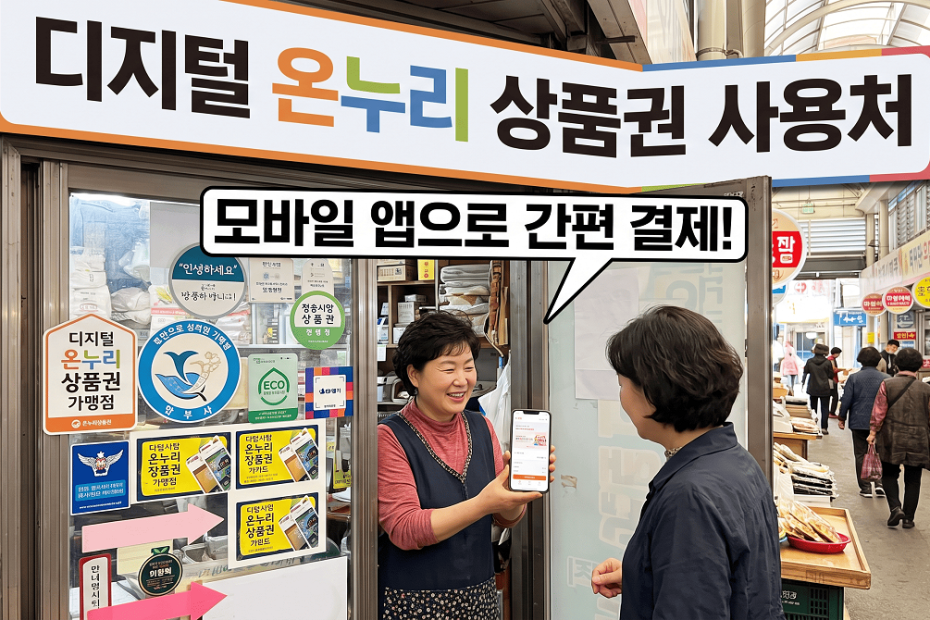 디지털 온누리 상품권 사용처