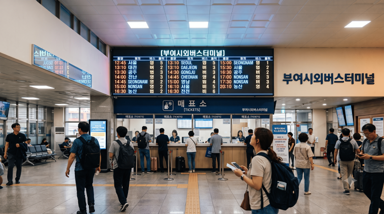 부여시외버스터미널 시간표