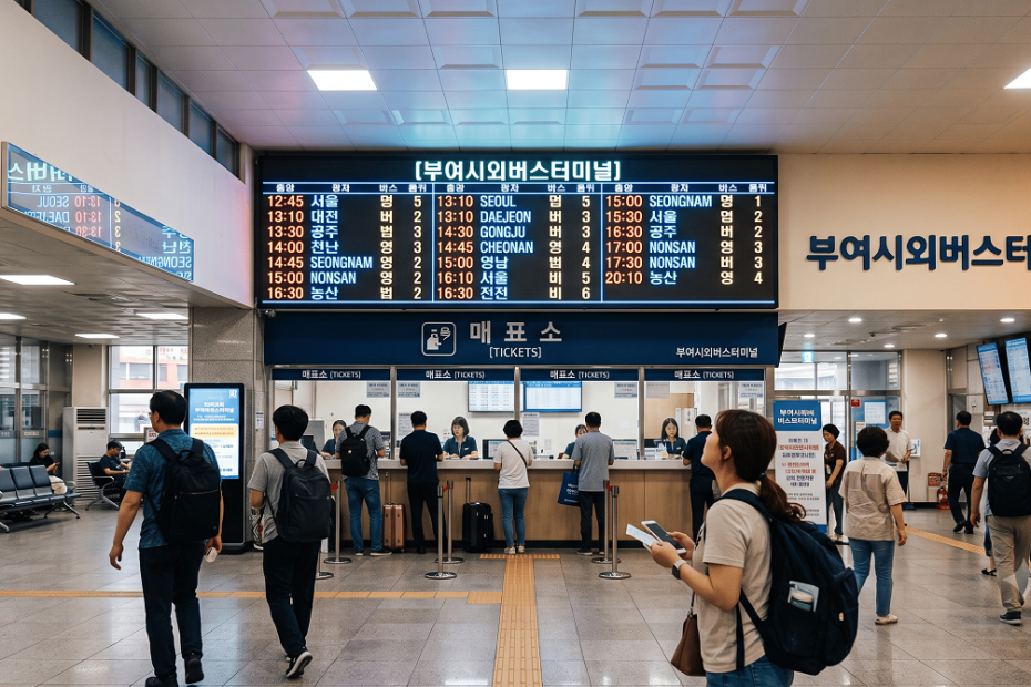 부여시외버스터미널 시간표