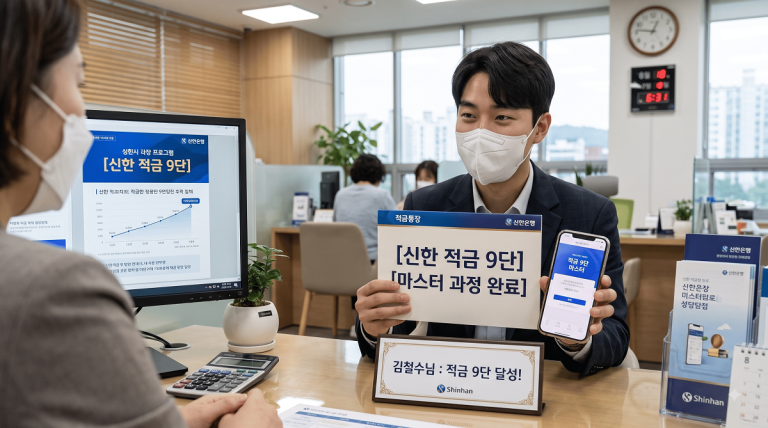 신한 적금 9단