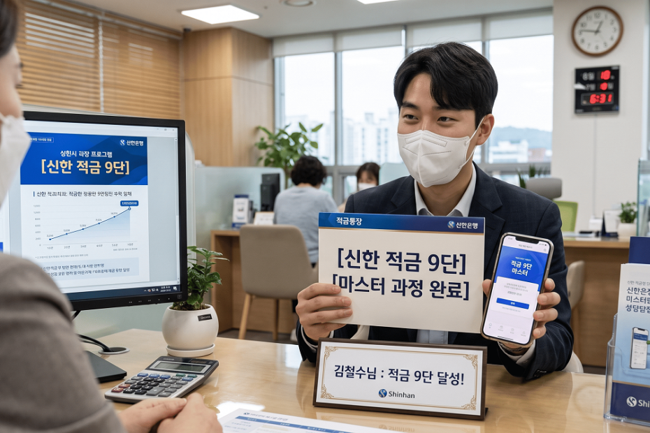 신한 적금 9단