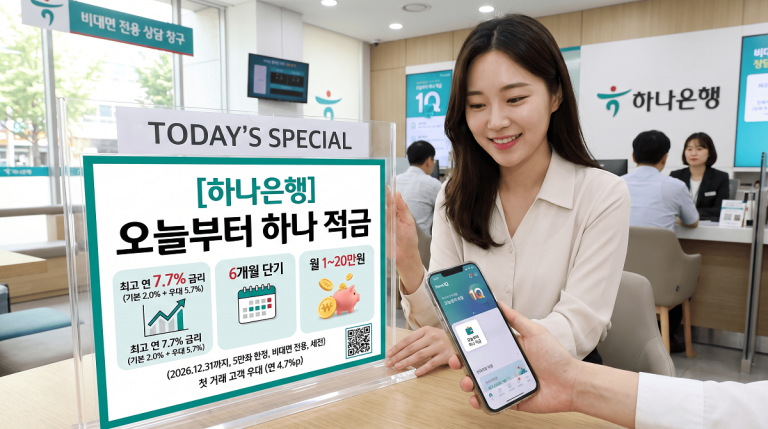 오늘부터 하나 적금