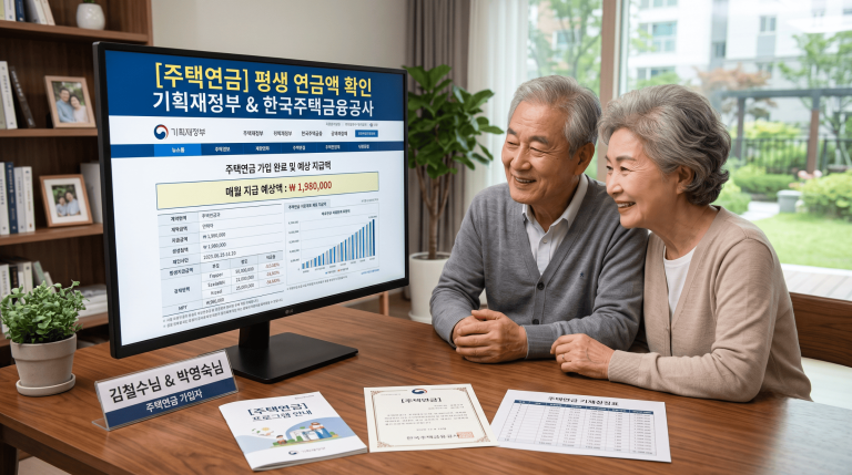 주택연금 수령액표 2026