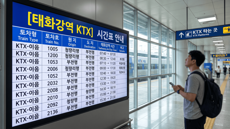 태화강역 KTX