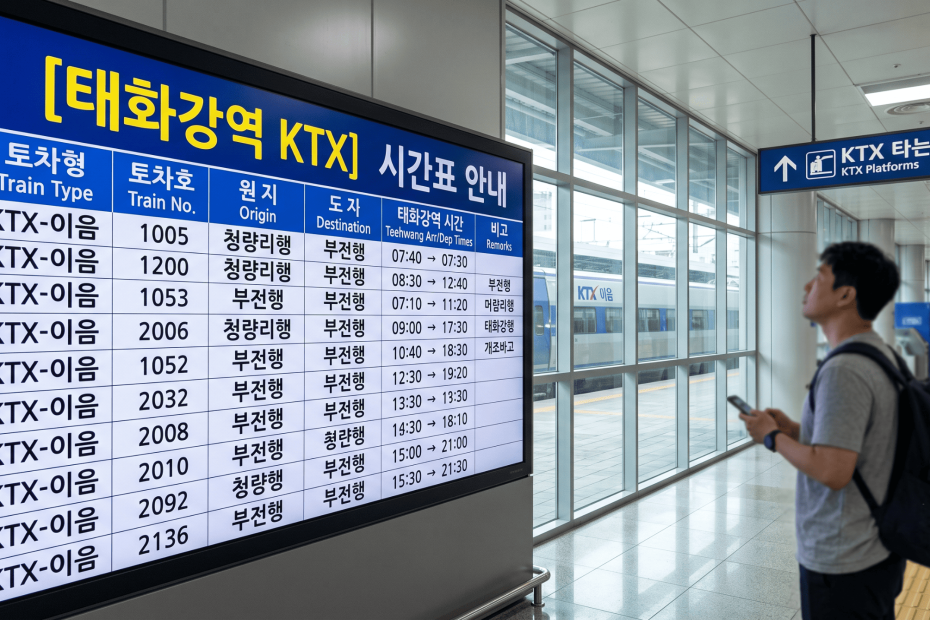 태화강역 KTX
