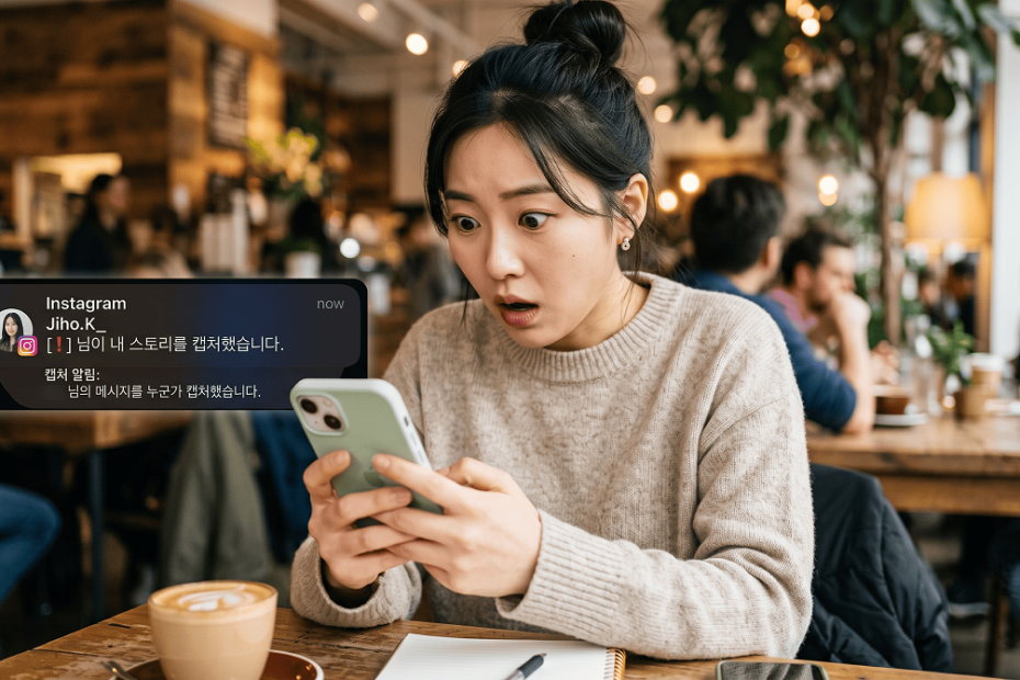 디엠 캡쳐 알림